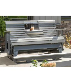 5' Plain Poly Vinyl Balcony Glider