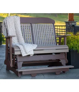 4' Classic Poly Vinyl Balcony Glider