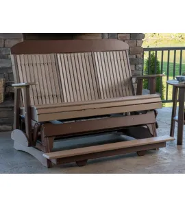 5' Classic Poly Vinyl Balcony Glider