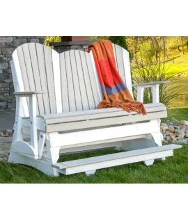 5' Adirondack Poly Vinyl Balcony Glider