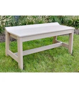 Poly Vinyl 41" Café  Bench