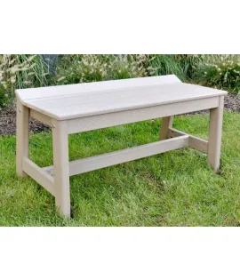 Poly Vinyl 41&quot; Café  Bench