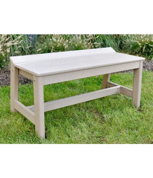 Poly Vinyl 41" Café  Bench