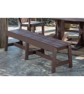 Poly Vinyl 72" Café  Bench