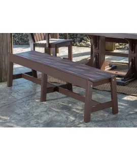 Poly Vinyl 72&quot; Café  Bench