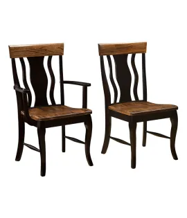 Liberty Dining Chair: Various Wood and Upholstery Options