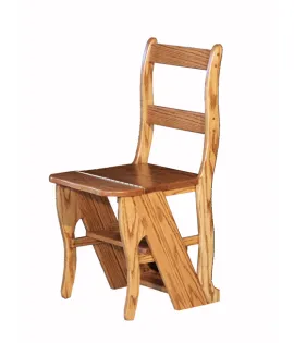 Folding Library Chair to Step Ladder