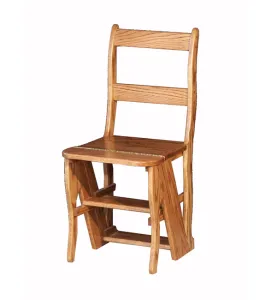 Folding Library Chair to Step Ladder