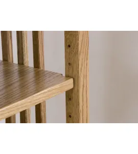Mission Bookcase/End Table with 2 Adjustable Shelves