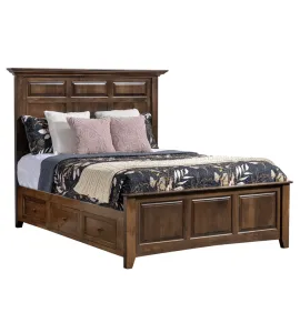 Albany Mantel Panel Bed with Underbed Storage Raised 3"