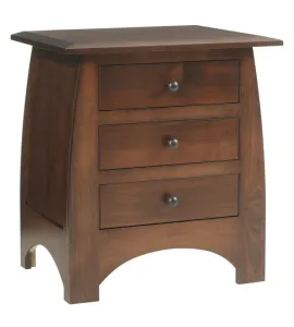 Bordeaux 3 Drawer Night Stand