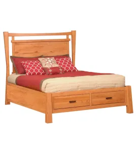 Catalina Panel Bed with Footboard Storage