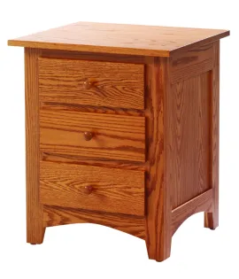 Elizabeth Lockwood 22&quot; 3 Drawer Night Stand