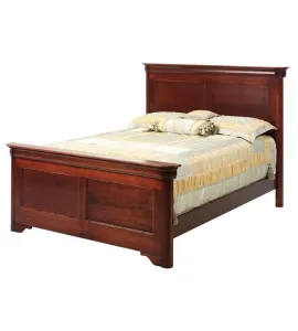 Louis Phillipe Panel Bed