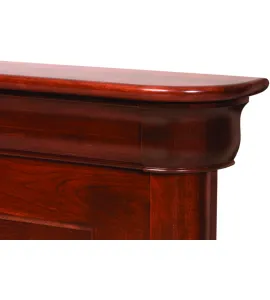 Louis Phillipe Panel Bed