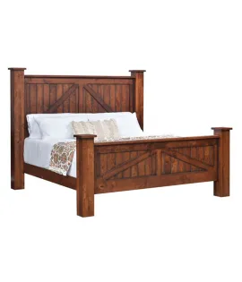 Mountain Lodge Post Bed