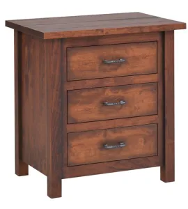 Mountain Lodge 3 Drawer Night Stand