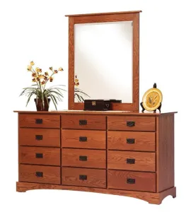 Old English Mission 72" 12 Drawer Dresser