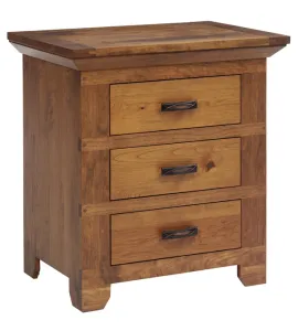 Redmond Wellington 28" 3 Drawer Night Stand