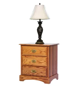 Sierra Classic 3 Drawer Night Stand