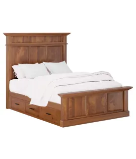 Cade’s Cove Panel Bed with Underbed Storage To The Floor