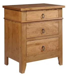 Tucson 3 Drawer Night Stand