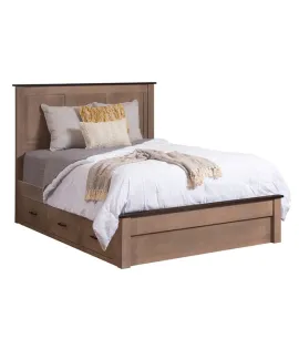 Williamsport Panel Bed with Underbed Storage To The Floor