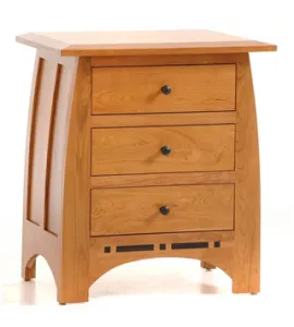 Vineyard 28" 3 Drawer Night Stand