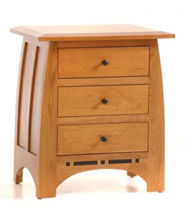 Vineyard 28&quot; 3 Drawer Night Stand