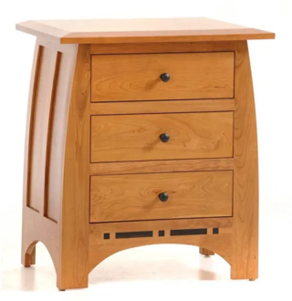 Vineyard 28" 3 Drawer Night Stand