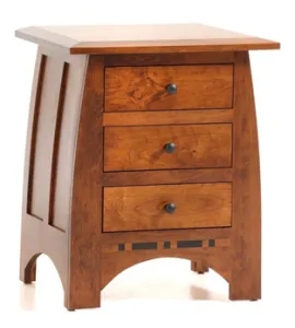 Vineyard 24" 3 Drawer Night Stand