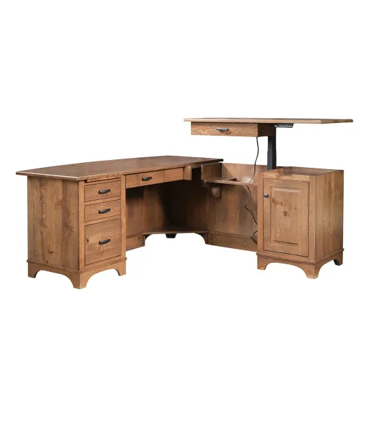 Finley L Corner Desk with Lift
