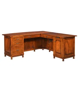 Henry Stephen's L Corner Desk with Lift