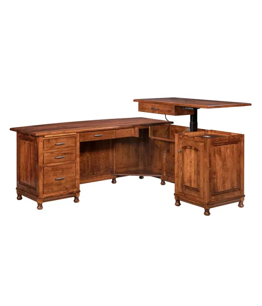 Henry Stephen's L Corner Desk with Lift