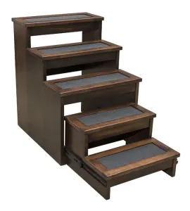 5-Step 5" Risers Retractable Pet Step