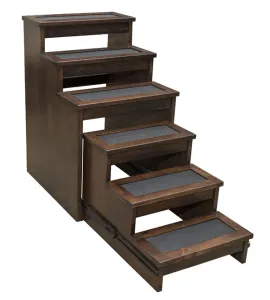 6-Step 5" Risers Retractable Pet Step