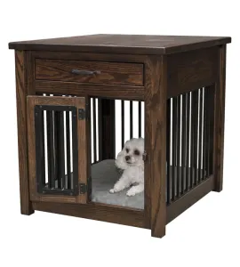 Macy Pet End Table with Aluminum Slats