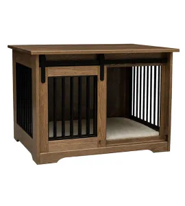 Wenden Pet Cabinet with Aluminum Slats