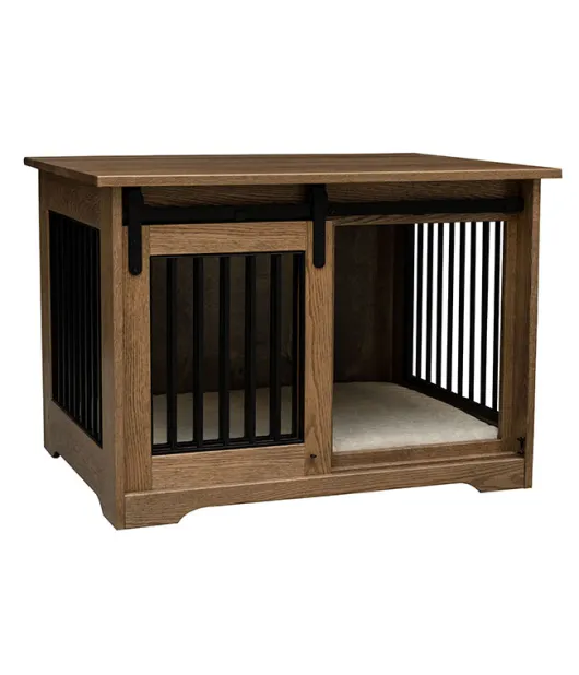 Wenden Pet Cabinet with Aluminum Slats