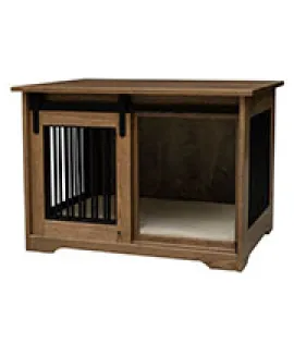 Wenden Pet Cabinet with Aluminum Slats