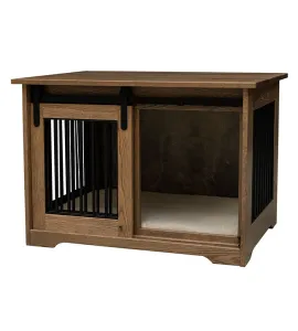Wenden Pet Cabinet with Aluminum Slats