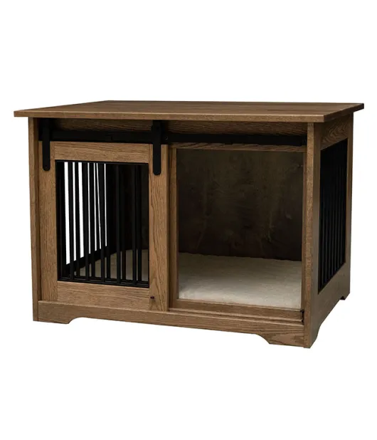 Wenden Pet Cabinet with Aluminum Slats