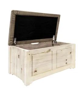 Homestead Small Blanket Chest with Upholstered Top