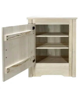 Homestead Accent Cabinet with Laser Engraved Design