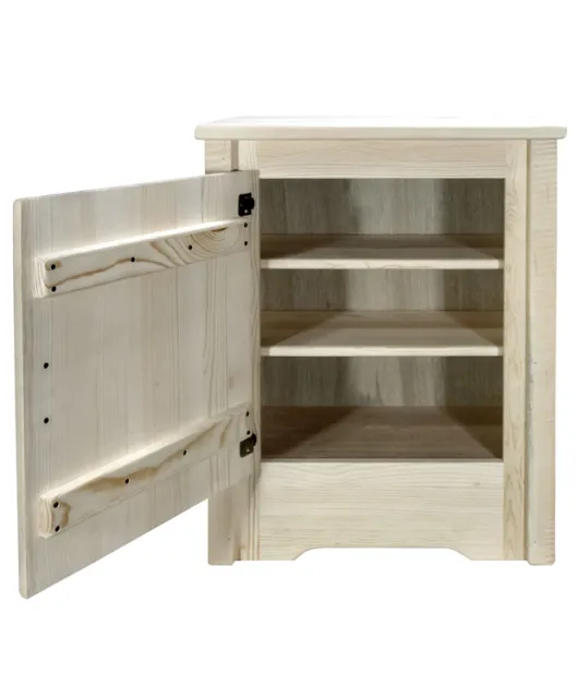 Homestead Accent Cabinet with Laser Engraved Design