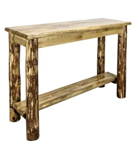Glacier Country Console Table with Shelf