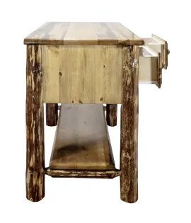 Glacier Country 2 Drawer Console Table