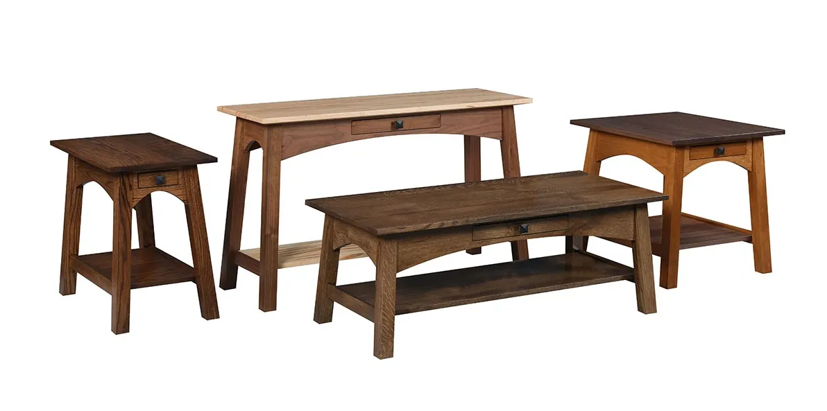 BF McCoy Open Occasional Table Set