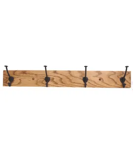 3 - 5 Hook Mission Coat Rack