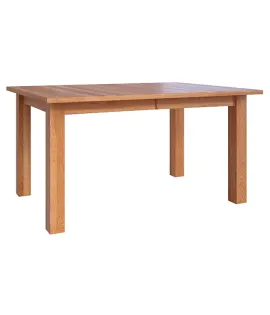 Mission Leg Dining Table with Eased Edge and Gear Slides